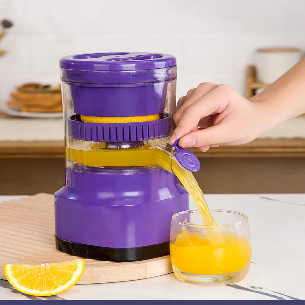 CAUKINS Electric Orange Juicer Lemon Juicer Squeezer Usb Rechargeable Citrus Juicer Machines Usb Rechargeable Portable Blender