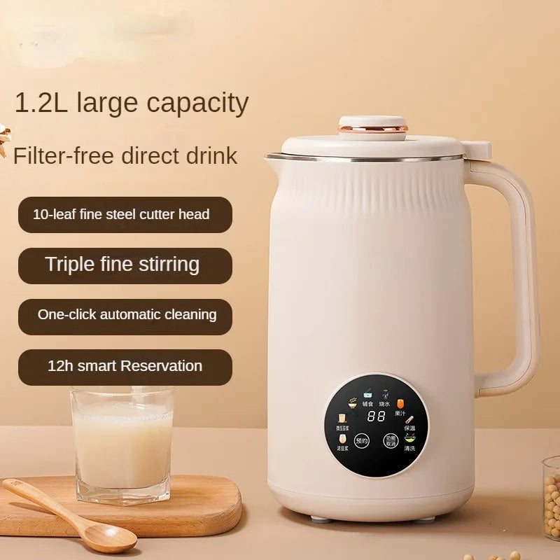 www.LAVOshopping.com &gt;&gt;&gt; เครื่องผลไม้ถั่วเหลืองอัตโนมัติอัจฉริยะเครื่องปั่นอาหารคั้นน้ำผล