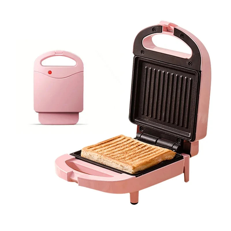 650W Sandwich Maker Home Electric Waffle Maker Panini Bake Maker Fast Breakfast Maker Heating Toaster Kitchen Appliances 220V