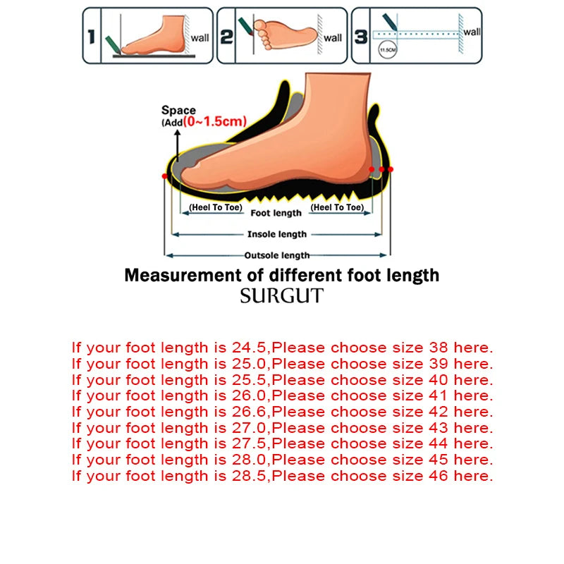 SURGUT Men Casual Shoes Fashion Knit Sock Mouth Shoes All Season Manual Stitching Soft Comfortable Men Walking Shoes Size 38-46