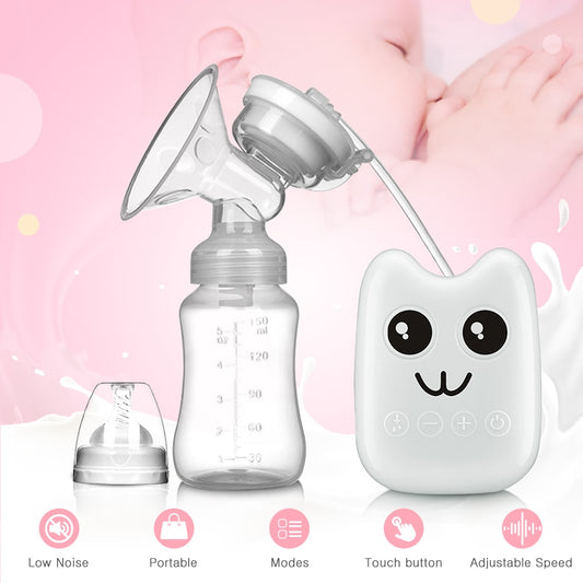 ที่ปั๊มนมทวิภาคี ที่ปั๊มนม ขวดนม อุปกรณ์หลังคลอด เครื่องดูดนมไฟฟ้า เครื่องปั๊มนม USB Powered Baby Breast Feed