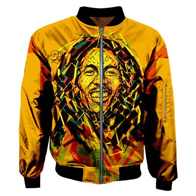 PLstar Cosmos New Fashion Casual 3Dfullprint Unisex Men/Women Reggae Bob Marley Hip hop Zipper/Bomber Jackets/Hoodies/Hoodie s12