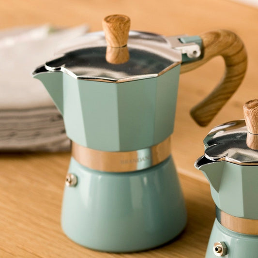 3cup/6cup Mocha Latte Coffee Maker อิตาเลี่ยน Moka Espresso Cafeteira Percolator หม้อ Stovetop เครื่องชงกาแฟอลูมิเนียม Moka Cafeteira
