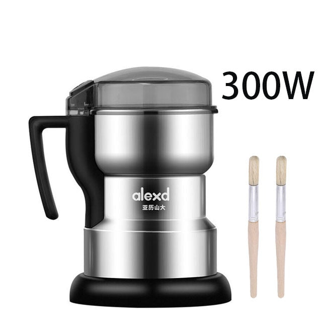 High Power Coffee Grinder Manual Victims Multifunctional Machine Portafilter Stainless Steel Cafe Drip Beans Pepper Espresso Nut