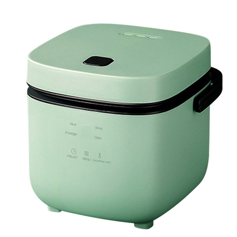 2022 New in Mini Electric Rice Cooker Intelligent Automatic Household Kitchen Cooker 1-2 People Small Food Warmer Steamer 1.2L