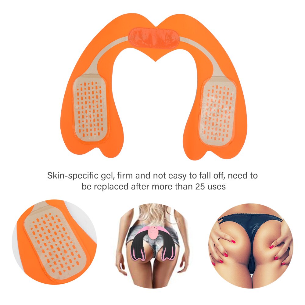 EMS Buttocks Muscle Trainer Body Slimming Massager Shaper Smart ABS Stimulator Sculpting Massager Pad Fitness Gym Hip Stickers