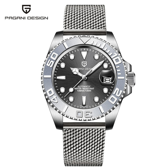 PAGANI DESIGN Top Brand Sports Men Mechanical Wristwatch Sapphire Luxury Automatic Watch Men&#39;s Stainless Steel Waterproof Clock