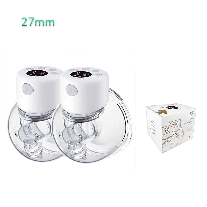 XIMYRA S12 Hands Free Electric Breast Pumps Mother Milk Extractor Portable Breast Air Pump Wearable Wireless Breastpump