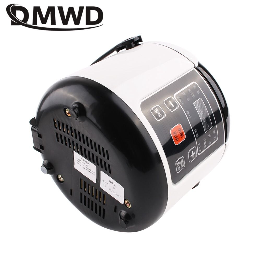 DMWD 2L หม้อหุงข้าวไฟฟ้า 12/24V รถยนต์/รถบรรทุก Multicooker กล่องอาหารกลางวันแบบพกพาโจ๊กเครื่องทำอาหารหม้อซุป 24H นัด