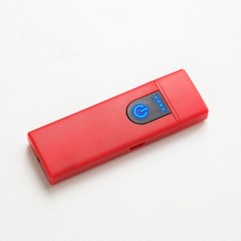 2022 USB Electric Lighters Windproof USB Rechargeable Touch Windproof Cigarette Accessories Electric Lighter Portable e ziggarte