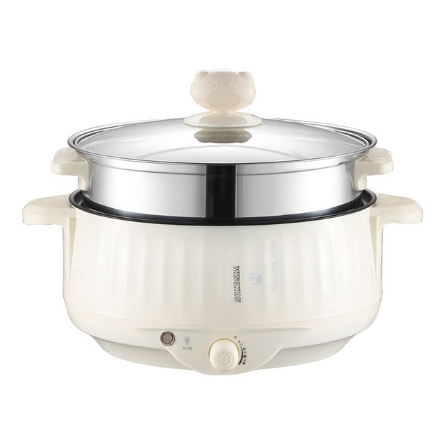 CK0001 1.7L Electric Rice Cooker Single/Double Layer Household Non-stick Pan Hotpot Noodles Soup MultiCooker Kitchen Cooking Appliances